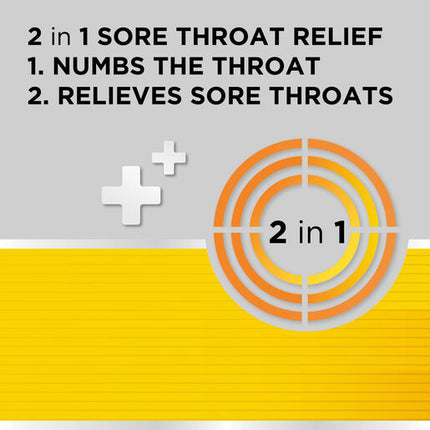Strepsils Extra Honey & Lemon with Anaesthetic 16 Lozenges