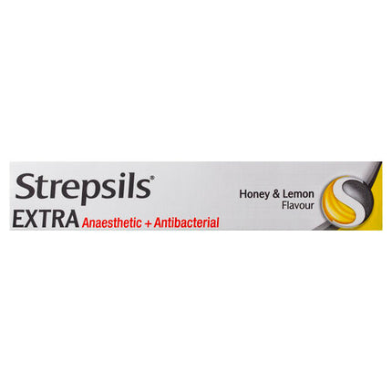 Strepsils Extra Honey & Lemon with Anaesthetic 16 Lozenges