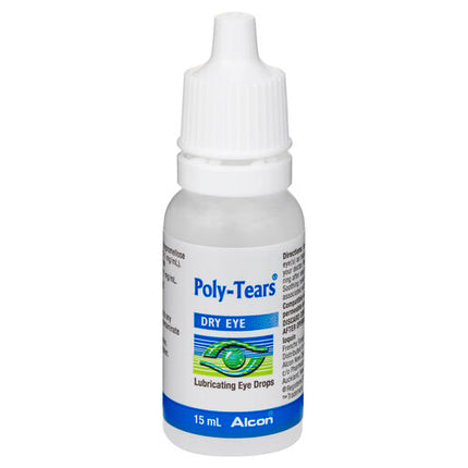 Poly Tears Lubricating Eye Drops 15mL