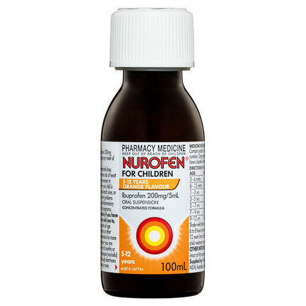 Nurofen For Children 5-12 Years Orange 100ml