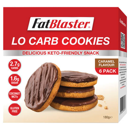 Naturopathica FatBlaster Lo Carb Cookie Caramel Flavour 6 x 30g Pack