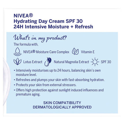Nivea Daily Essentials Light Moisturising Day Cream SPF30+ 50mL