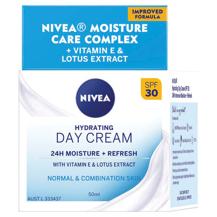 Nivea Daily Essentials Light Moisturising Day Cream SPF30+ 50mL