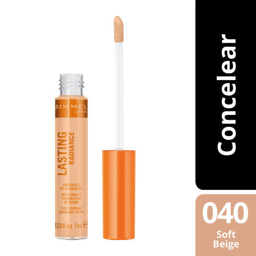 Rimmel Lasting Radiance Concealer 040 Soft Beige 7mL