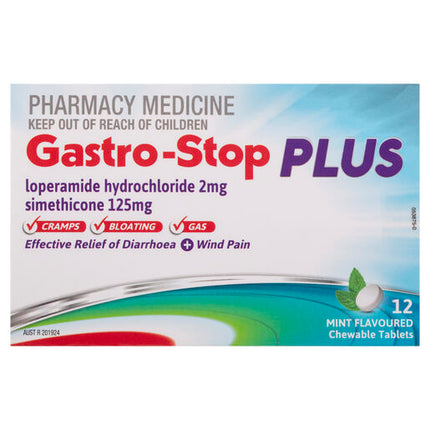 GastroStop Plus 12 Tablets