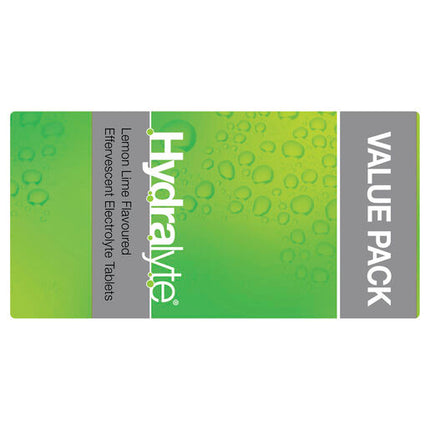 Hydralyte Effervescent Electrolyte Tablets Lemon Lime 40 Tablets