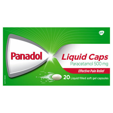 Panadol Liquid Capsules 20 Pack
