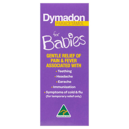 Dymadon for Babies Strawberry 1 Month - 2 Years 60mL