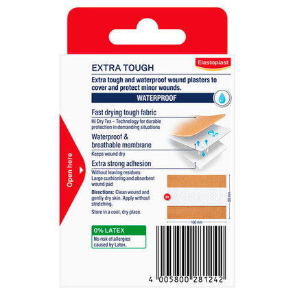 Elastoplast Heavy Fabric Waterproof Dressing 8 Pack