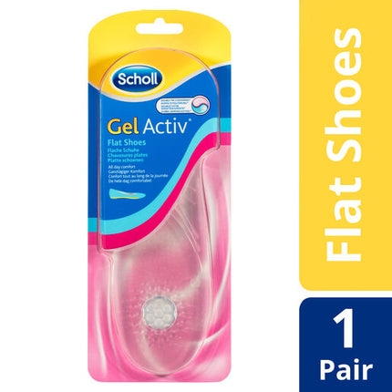 Scholl GelActiv Female Insoles for Flat Shoes