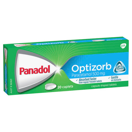 Panadol Optizorb 500mg 20 Caplets