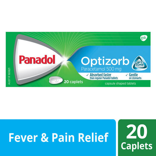 Panadol Optizorb 500mg 20 Caplets