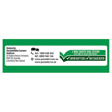 Panadol Rapid Soluble 500mg 20 Effervescent Tablets