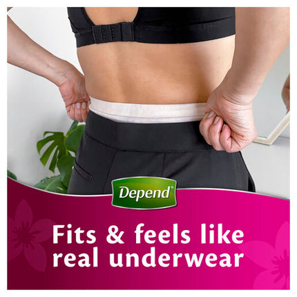 Depend Women Real Fit Underwear Super Large 8 Pack