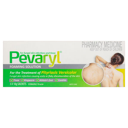 Pevaryl Anti-Fungal Foaming Solution 10g