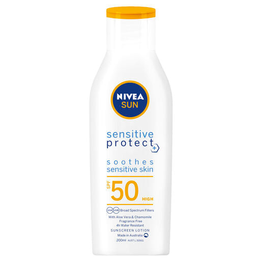 Nivea Sensitive Protect SPF50 Sunscreen Lotion 200mL