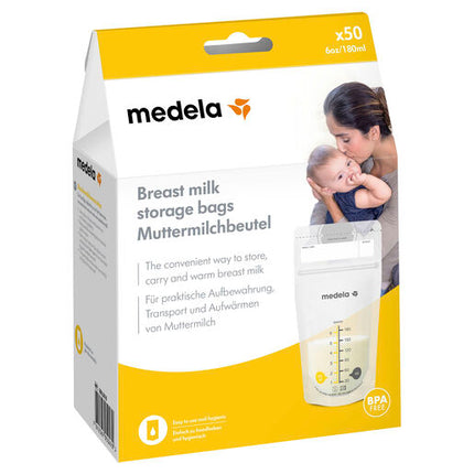 Medela Breast Milk Storage Bags 50 Bags