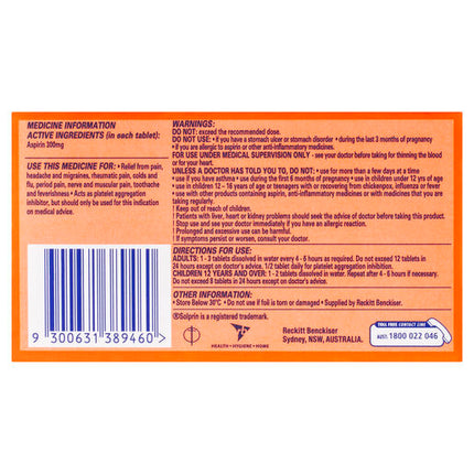 Solprin 96 Dispersible Tablets