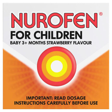 Nurofen For Children Baby 3+ Months Strawberry 50ml