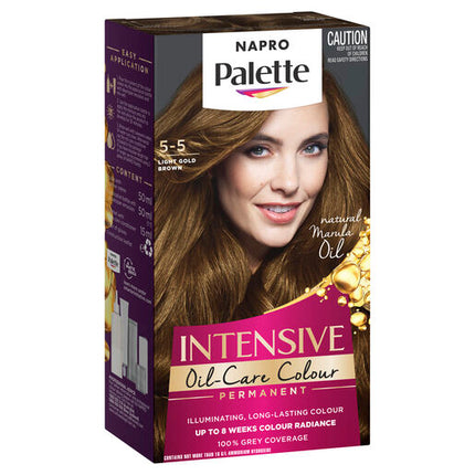Napro Palette Permanent Hair Colour 5-5 Light Gold Brown