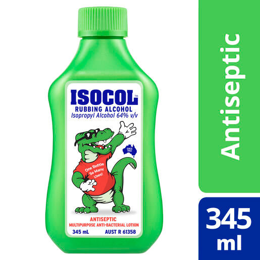 Isocol Rubbing Alcohol Antiseptic 345mL