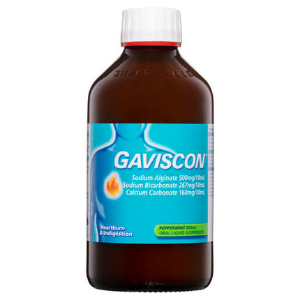 Gaviscon Heartburn & Indigestion Relief Peppermint 600ml