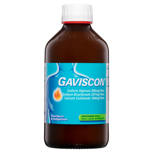 Gaviscon Heartburn & Indigestion Relief Peppermint 600ml