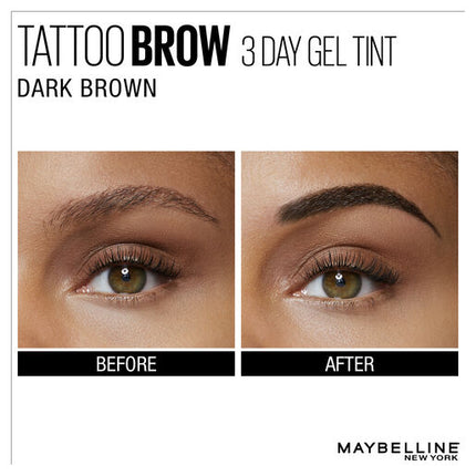 Maybelline Tattoo Brow 3 Day Eyebrow Gel Tint Dark Brown