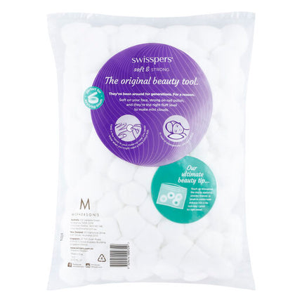 Swisspers Cotton Wool Balls 200 Pack