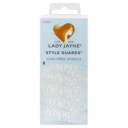 Lady Jayne Style Guards Clear Kink Free Spirals 8 Pack