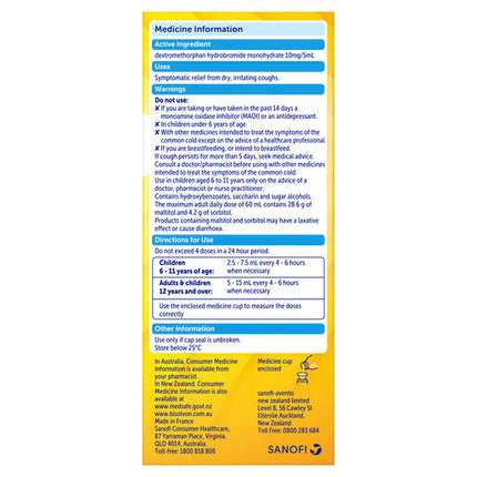 Bisolvon Dry Liquid 200mL