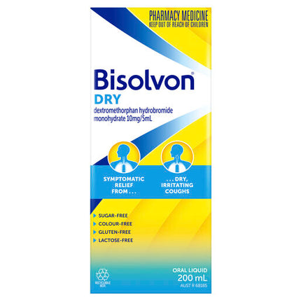Bisolvon Dry Liquid 200mL