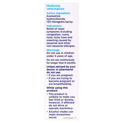 Eze Allergy Nasal Spray 10mL