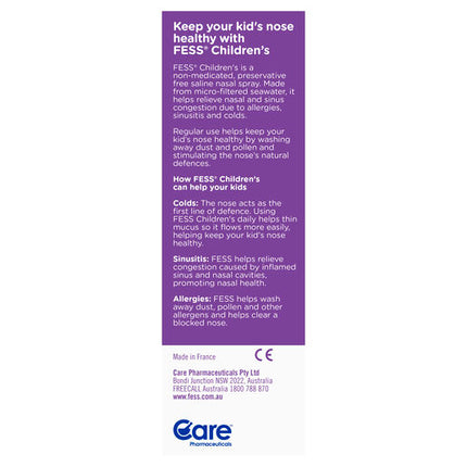 Fess Children's Nasal Spray 2 Years +20mL