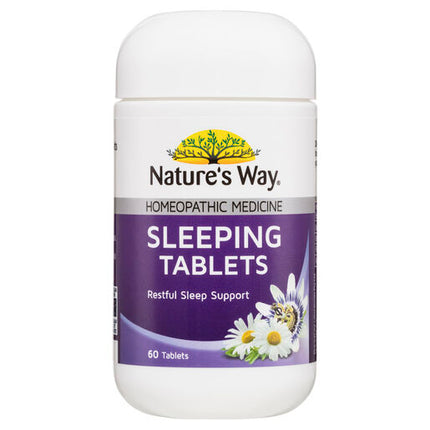 Nature's Way Melatonin + Chamomile & Passionflower 60 Tablets