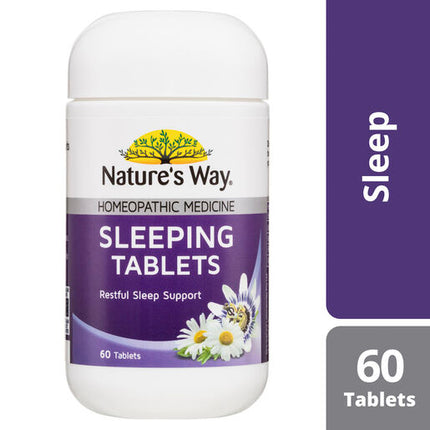 Nature's Way Melatonin + Chamomile & Passionflower 60 Tablets