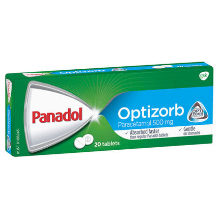 Panadol Optizorb 500mg 20 Tablets