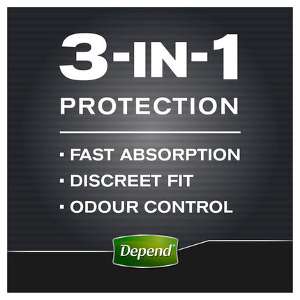 Depend Guards for Men One Size Fits All 14 Pack