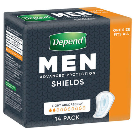 Depend Guards for Men One Size Fits All 14 Pack