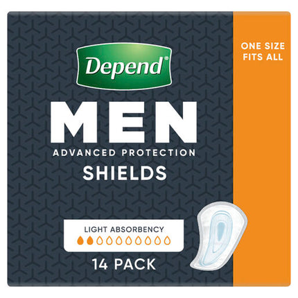 Depend Guards for Men One Size Fits All 14 Pack