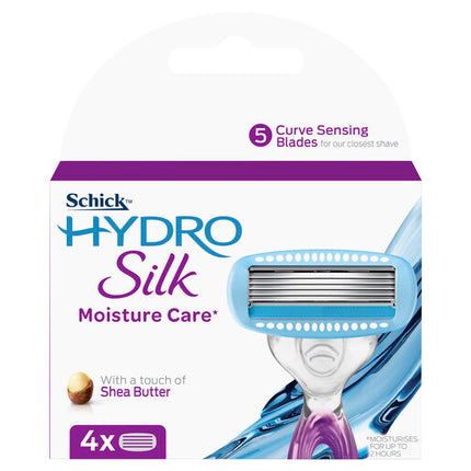 Schick Hydro Silk Refill Cartridges 4 Pack