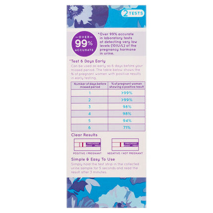 Pregnosis Dip & Read Early Detection Pregnancy Test 2pk