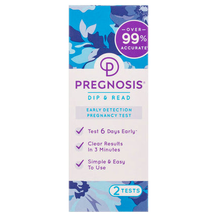 Pregnosis Dip & Read Early Detection Pregnancy Test 2pk
