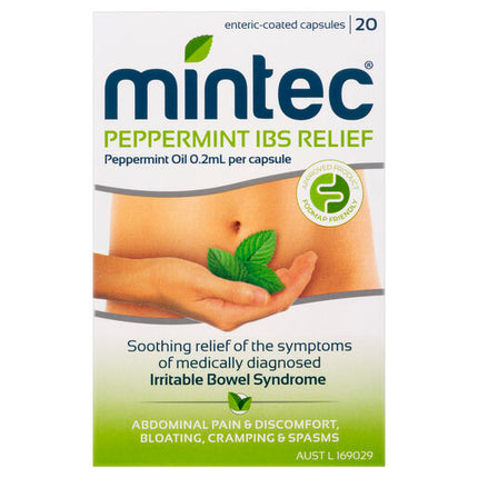 Mintec Peppermint IBS Relief 20 Capsules