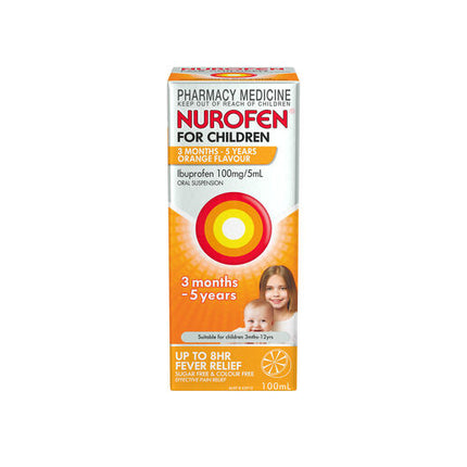 Nurofen For Children 3 Months To 5 Years Orange 100ml