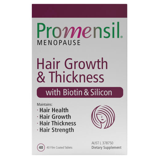 Promensil Menopause Hair Growth & Thickness 40 Tablets