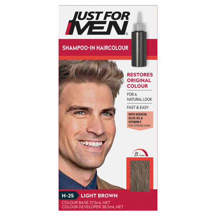 Just For Men Shampoo-In Haircolour H-25 Light Brown