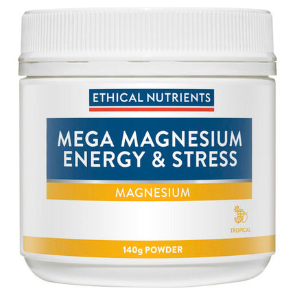 Ethical Nutrients Mega Magnesium Energy & Stress 140g