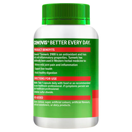 Cenovis Turmeric 3100 80 Capsules