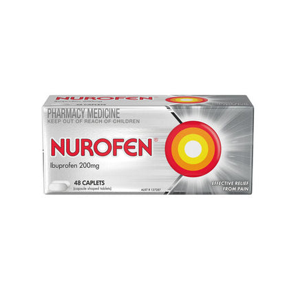 Nurofen 200mg Ibuprofen 48 Caplets